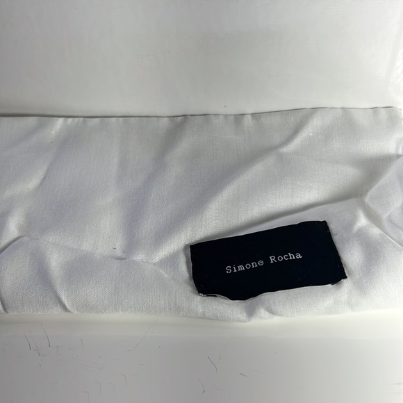 Simone Rocha Pink Ponyhair Pointed Flats w/Crisscross Straps Eur 38, US 7.5-8 - Picture 10 of 10